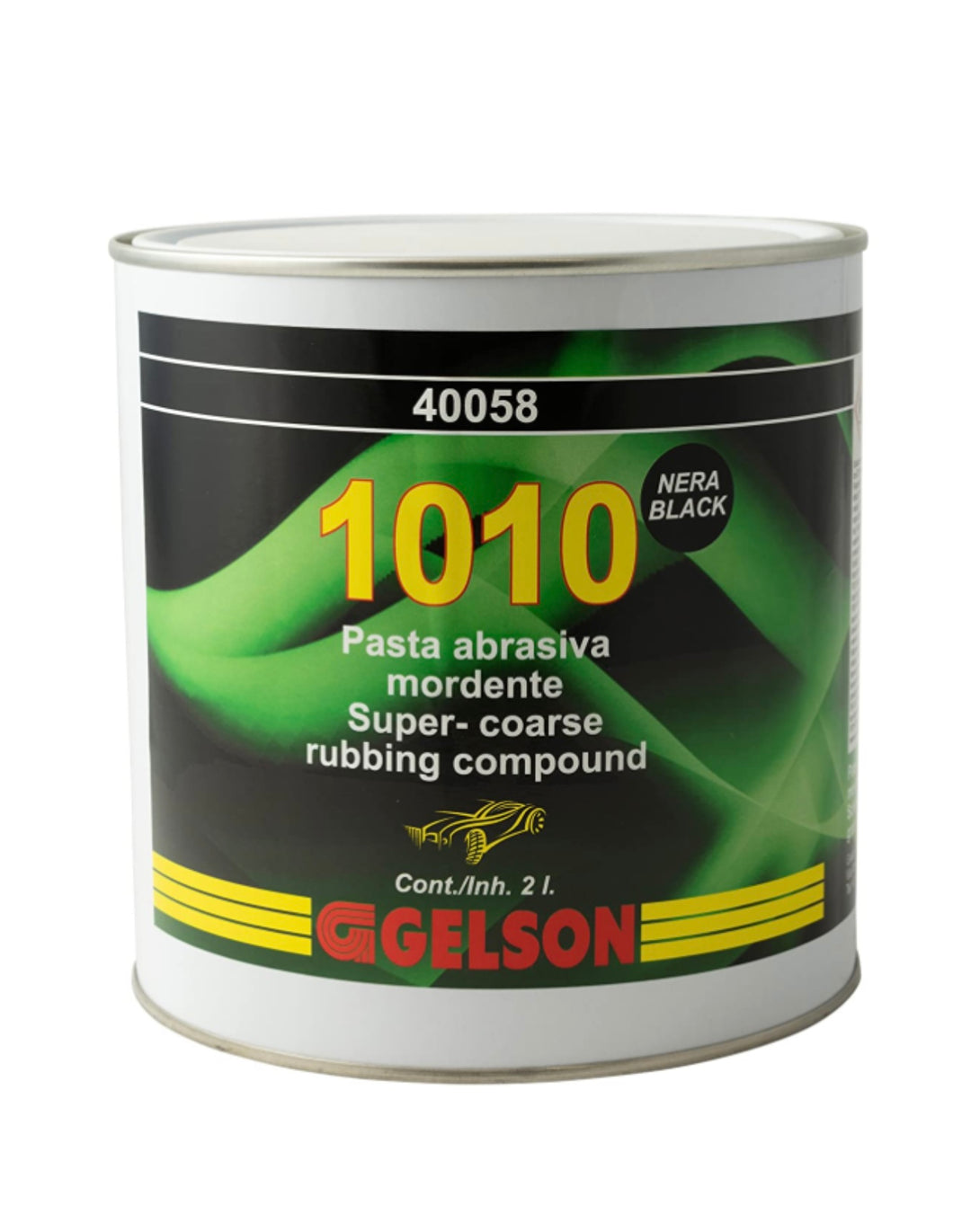 (40058)- GELSON 1010 NERA PASTA ABRASIVA MORDENTE LT 2