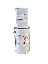 Carica l'immagine nel visualizzatore di Gallery, (0432/5+0903/0.75)- SMALTO ATOSSICO BIANCO PER ALIMENTI CON CERTIFICATO + CATALIZZATORE DA KG 0.75, KIT 5.75 Kg
