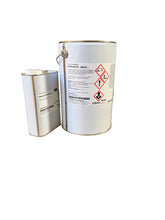 Carica l'immagine nel visualizzatore di Gallery, (0432/5+0903/0.75)- SMALTO ATOSSICO BIANCO PER ALIMENTI CON CERTIFICATO + CATALIZZATORE DA KG 0.75, KIT 5.75 Kg
