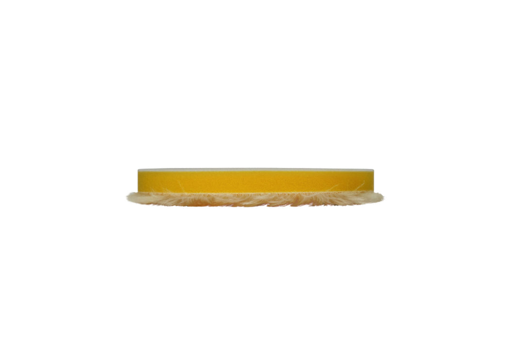 (9.NW160M/160)- RUPES TAMPONE DI LANA GIALLA PRO MEDIUM 160 mm