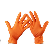 Carica l&#39;immagine nel visualizzatore di Gallery, (50006/XL)-GUANTI NITRILE ALTA PROTEZIONE NERI (CONF. PZ 50)
