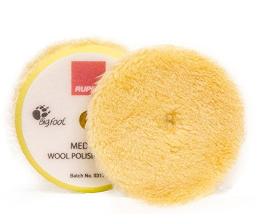 (9.BW180M/50) RUPES TAMPONE LANA GIALLO MEDIO diametro 150/170 mm