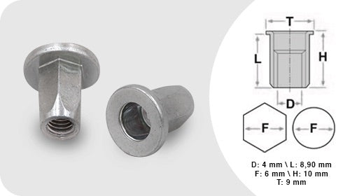 (0011) INSERTO RIVETTABILE Pz 33