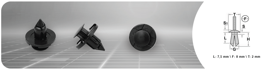 (0035) RIVETTO A PRESSIONE Pz 15