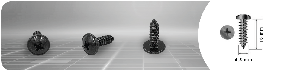 (0054) VITE AUTOFILETTANTE FR 4.8x16mm CONF. Pz 150