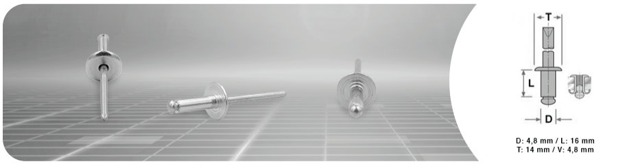 (0060) RIVETTO TIPO B Pz 50