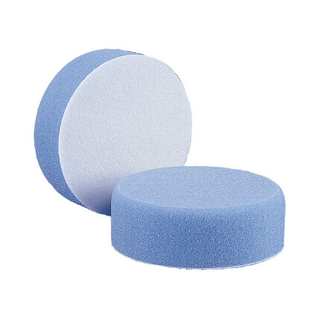 (21009)-TAMPONE LEGGERO PER LUCIDARE AZZURRO CON VELCRO mm 160X50 sp