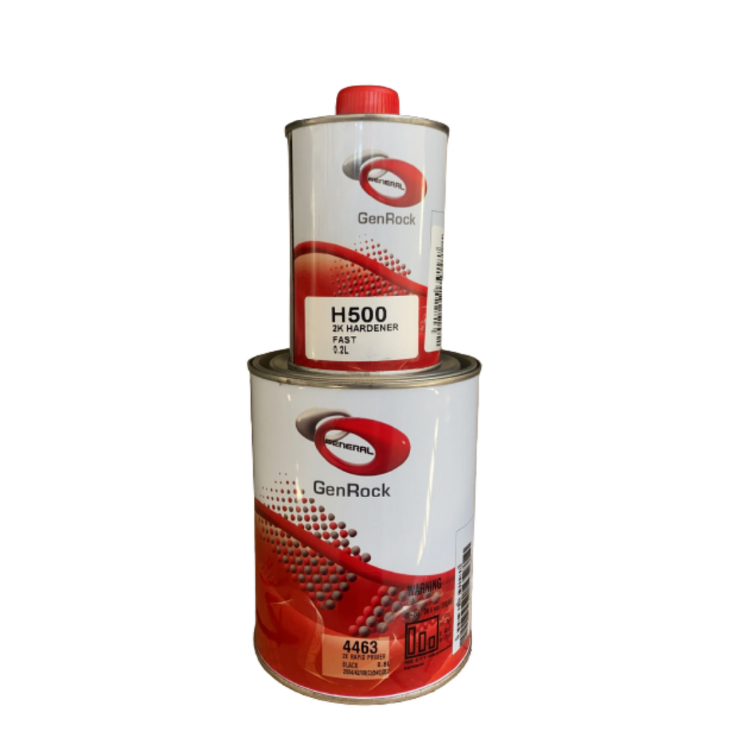 (4463/1)+(H600/0.250) KIT FONDO RIEMPITIVO NERO 4:1 LT 1.250