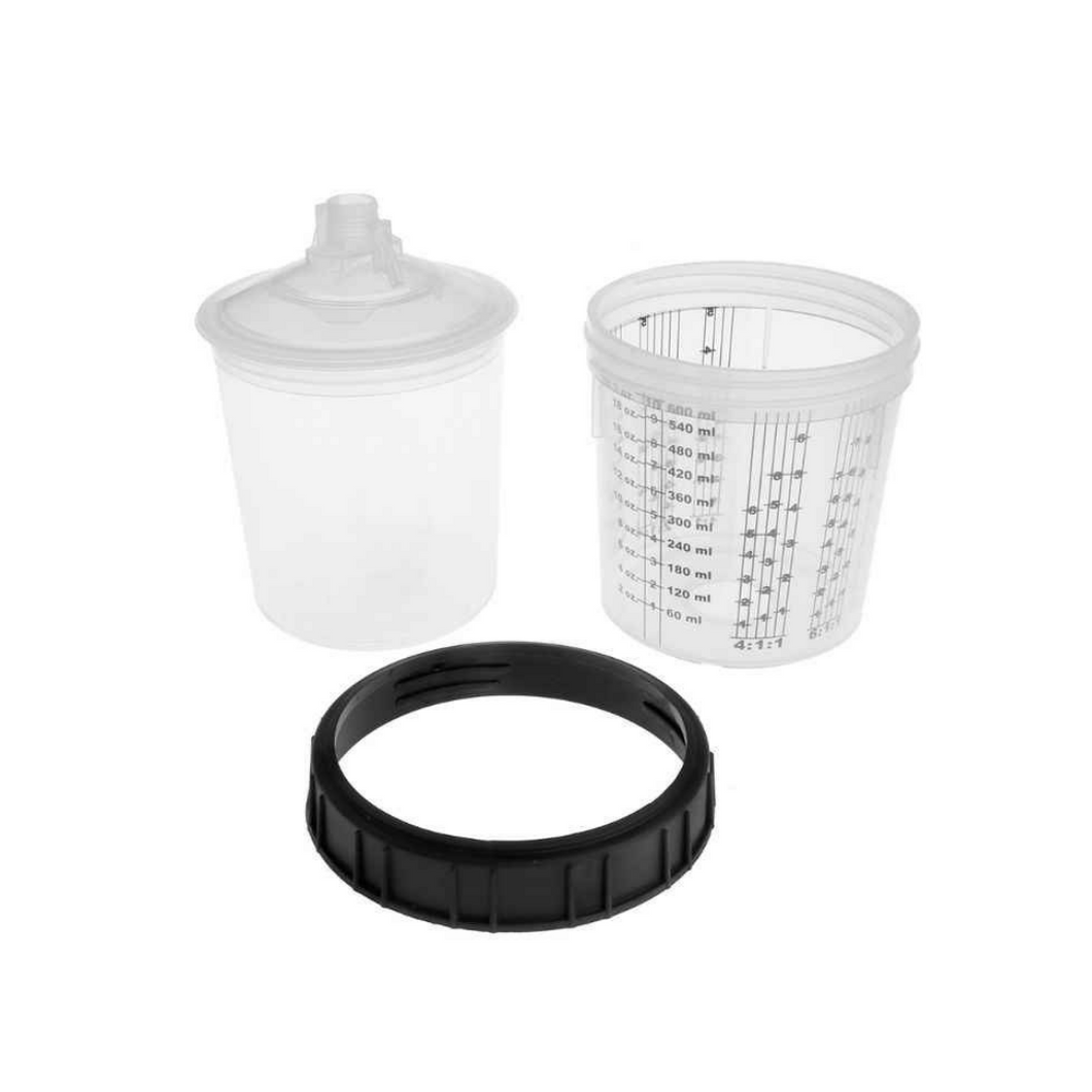 (3.125.400)-PPS KIT VERNICIATURA MONOUSO COMPRESA TAZZA RIGIDA ML 400 CF 50PZ