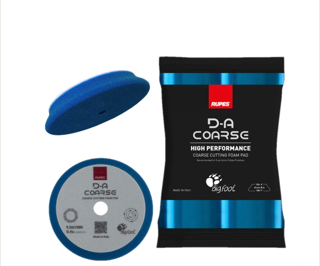 (9.DA180H/150)- RUPES VELCRO POLISHING FOAM DA COARSE HIGH PERFORMANCE mm 150/180